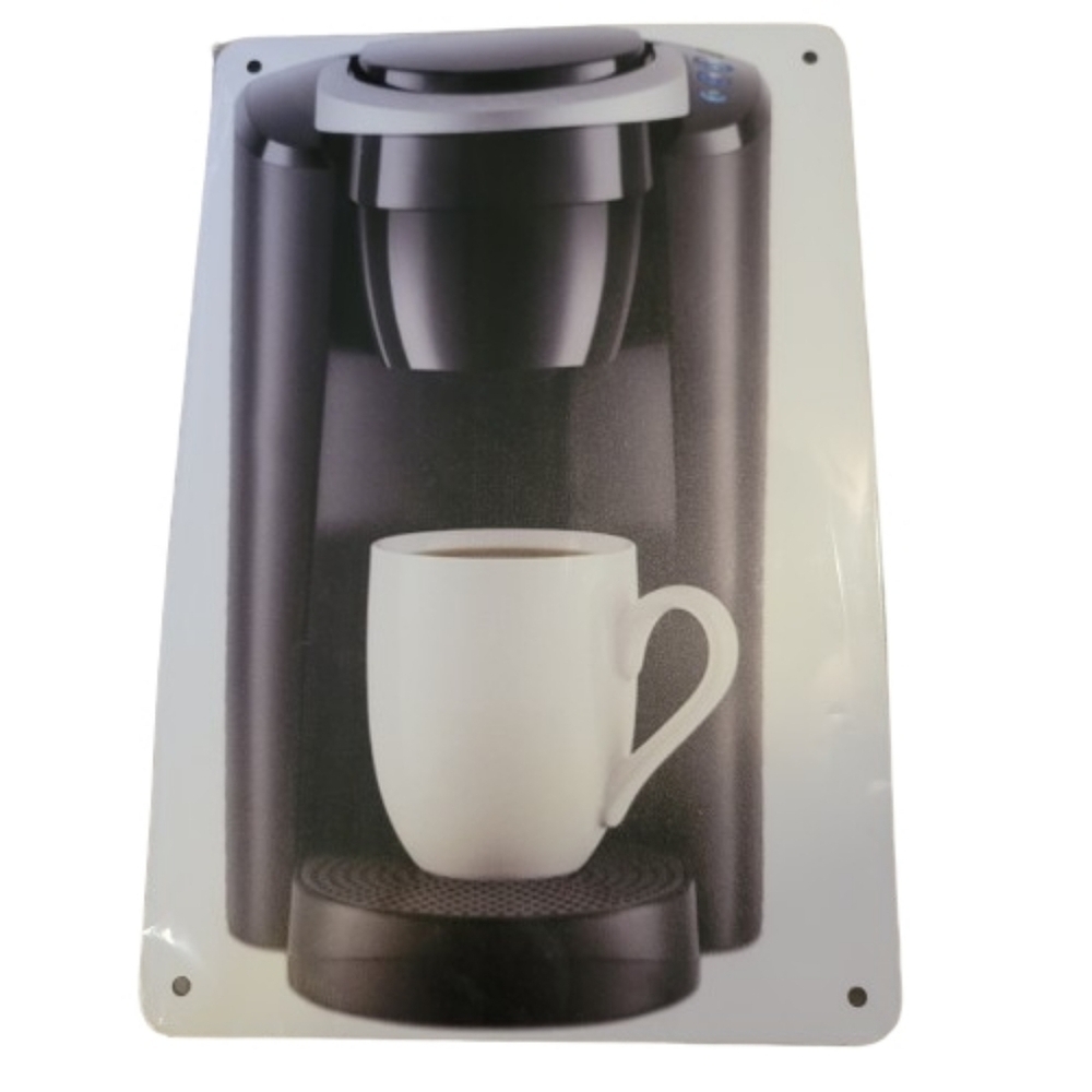 Coffee Maker Wall Art - Black and White still in plastic